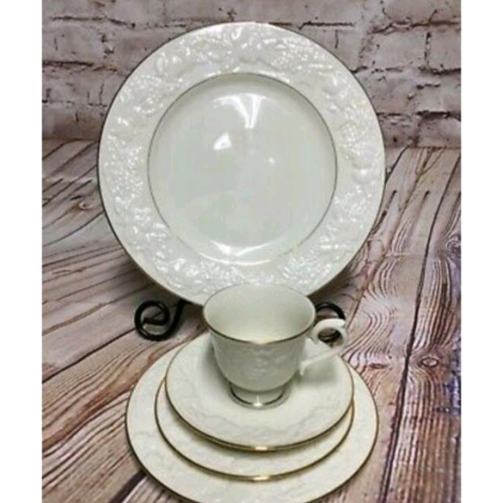 New Lennox Fruit of Life table settings for two